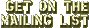 Get on the Mailing List